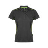 Hunters Hill Womens Polos Slate Neon Green